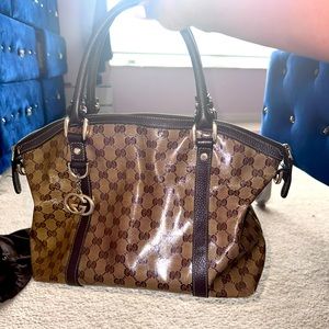 Gucci Handbag With Matching Gucci Wallet